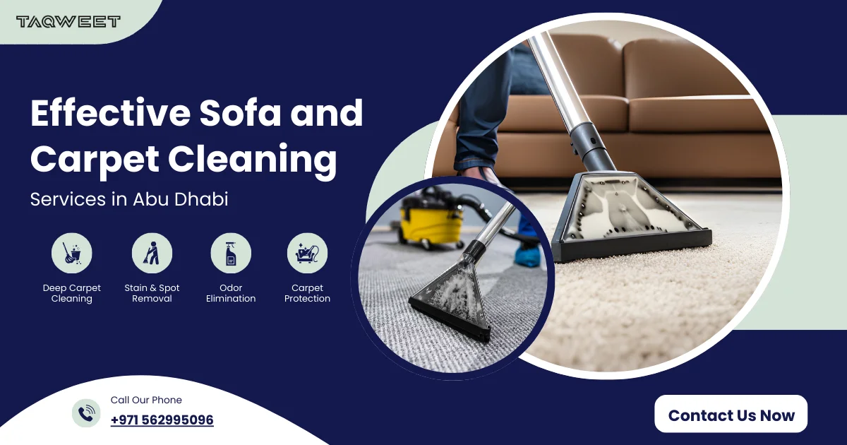 Sofa and Carpet Cleaning Services